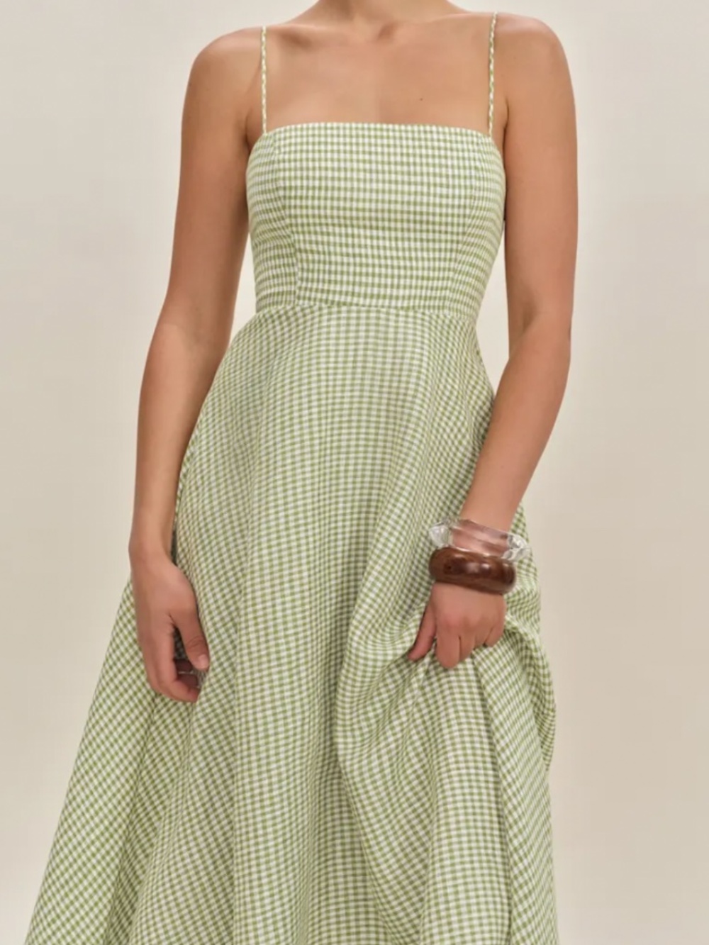 Reformation Monette Linen Dress in